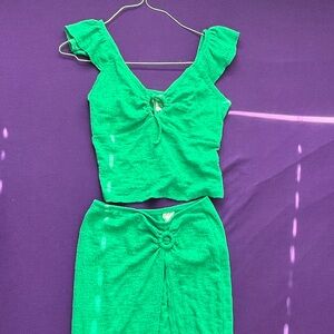Green Two piece set